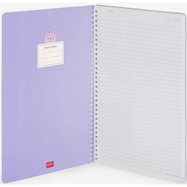 Caiet cu spirala A4. Hug more, Worry less