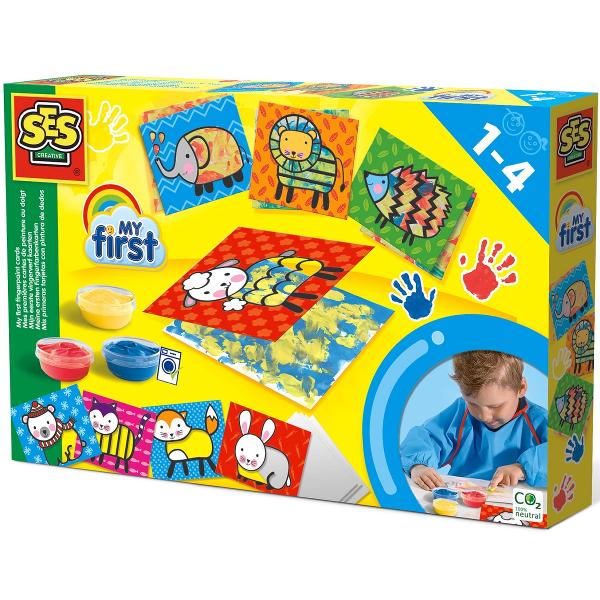 Set acuarele pentru degetele si carduri