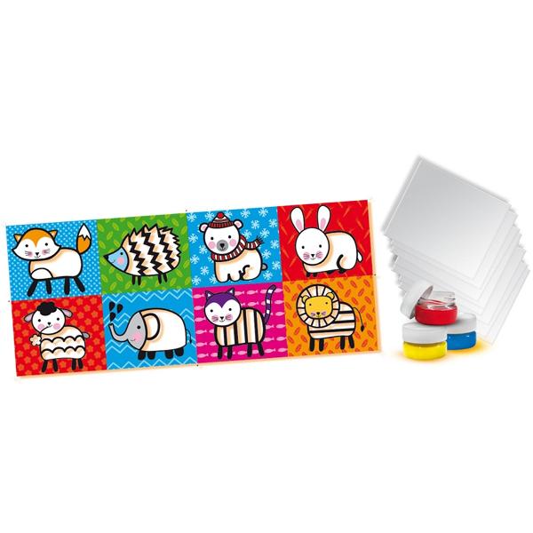 Set acuarele pentru degetele si carduri