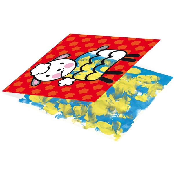 Set acuarele pentru degetele si carduri