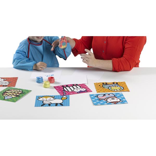 Set acuarele pentru degetele si carduri
