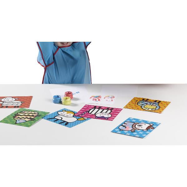 Set acuarele pentru degetele si carduri