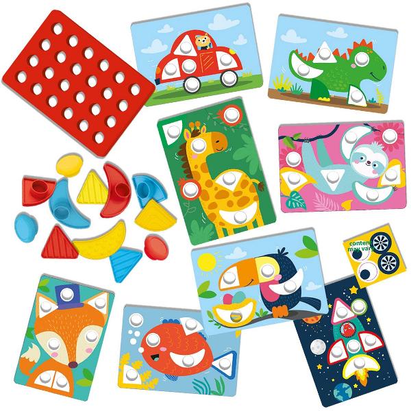 Set creativ: Mozaic cu butoni mari