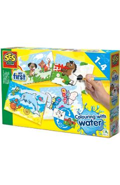 Imaginea produsului 'Set creativ: Colorează cu apă. Tablouri'