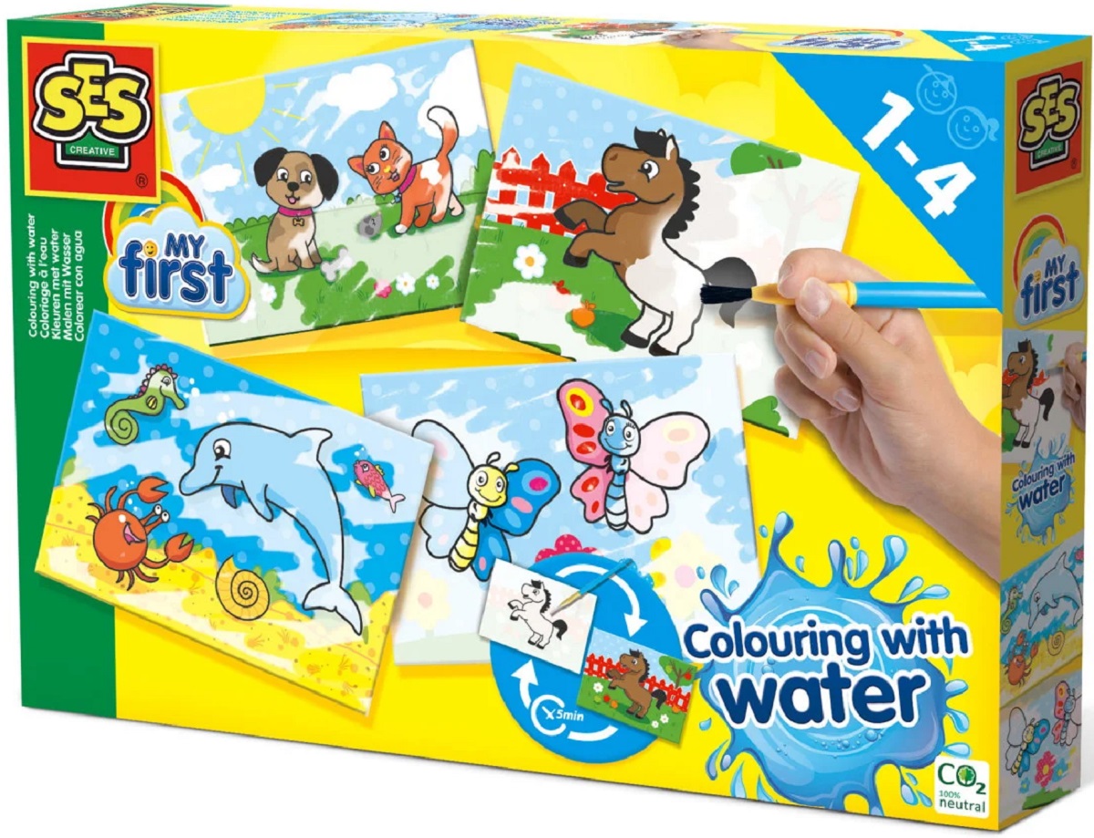 Imaginea produsului 'Set creativ: Colorează cu apă. Tablouri'