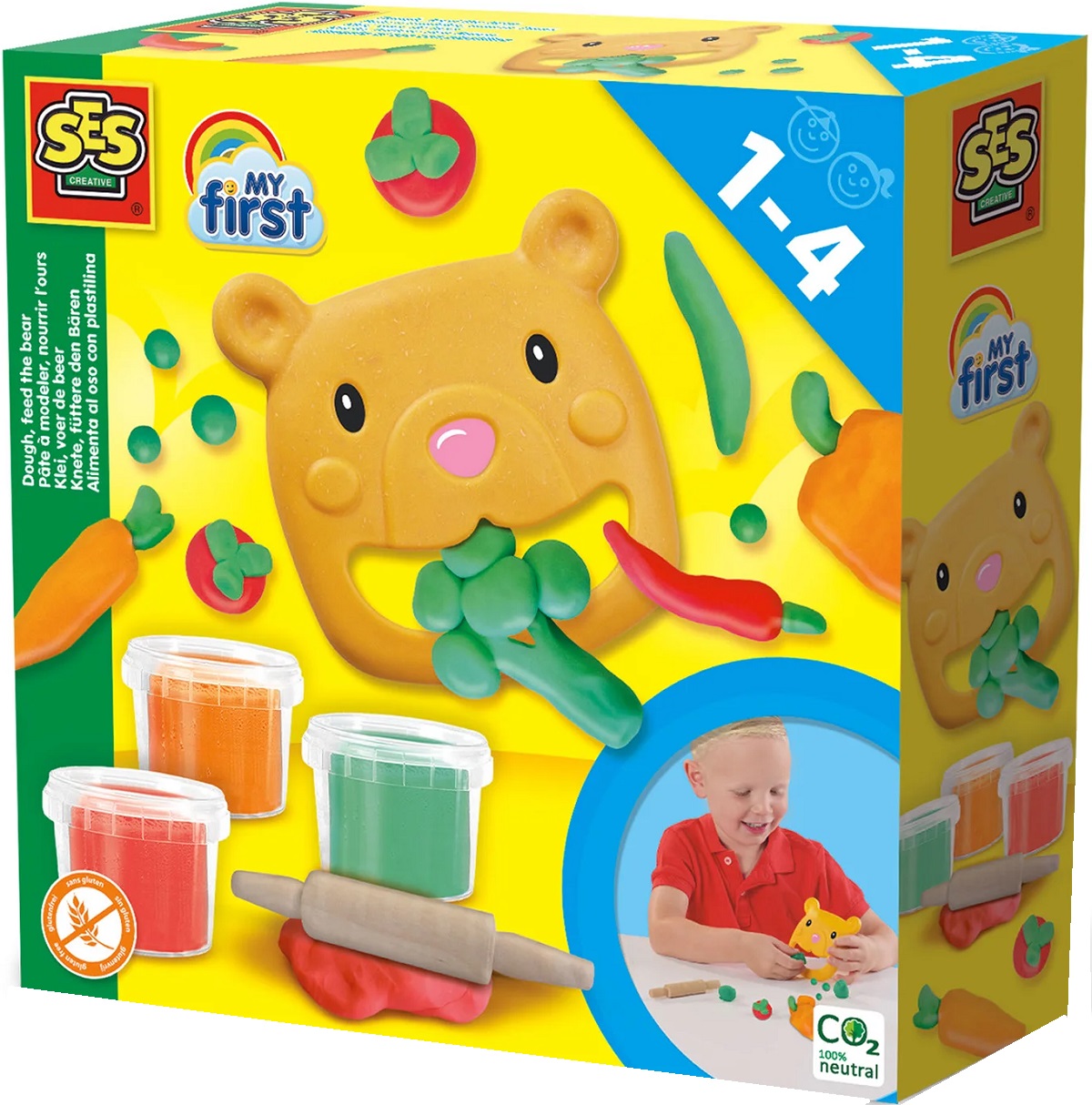 Imaginea produsului 'Set creativ cu plastilină. Hrănește ursulețul'
