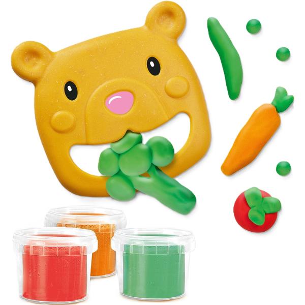 Set creativ cu plastilina. Hraneste ursuletul