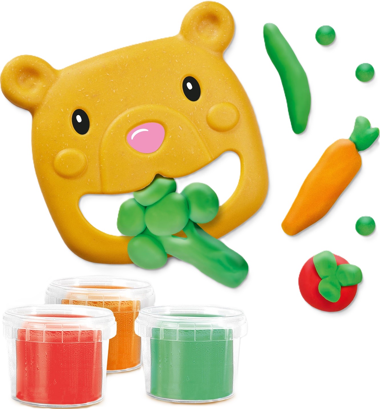 Imaginea produsului 'Set creativ cu plastilină. Hrănește ursulețul'