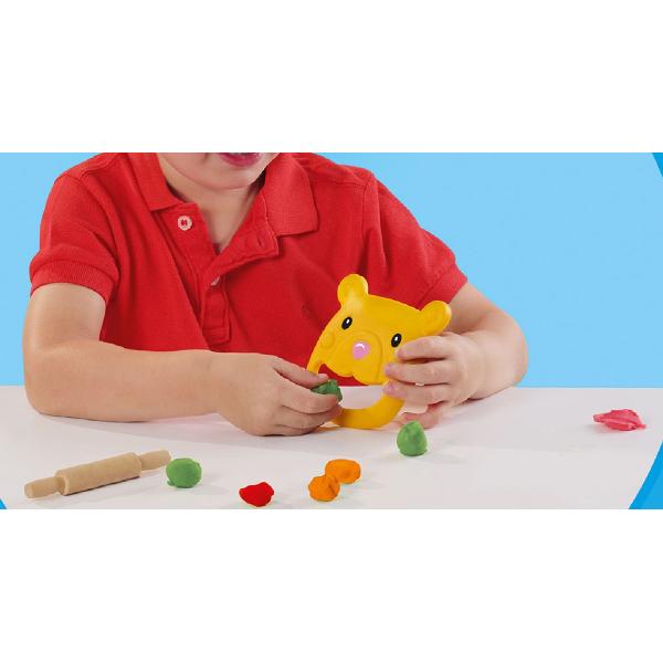 Set creativ cu plastilina. Hraneste ursuletul