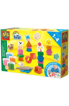 Imaginea produsului 'Set creativ: Animale din plastilină de stivuit'