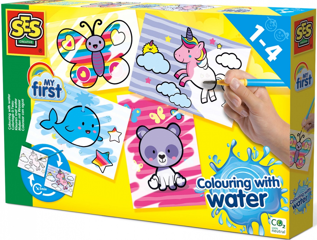 Imaginea produsului 'Set creativ: Colorează cu apă. Animale fantasy'