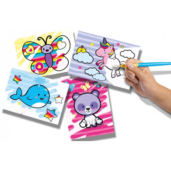 Set creativ: Coloreaza cu apa. Animale fantasy