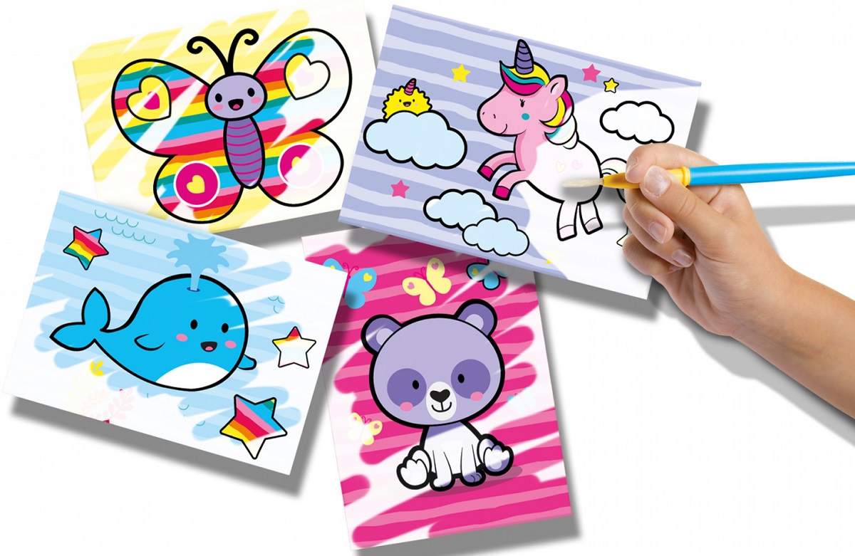 Imaginea produsului 'Set creativ: Colorează cu apă. Animale fantasy'