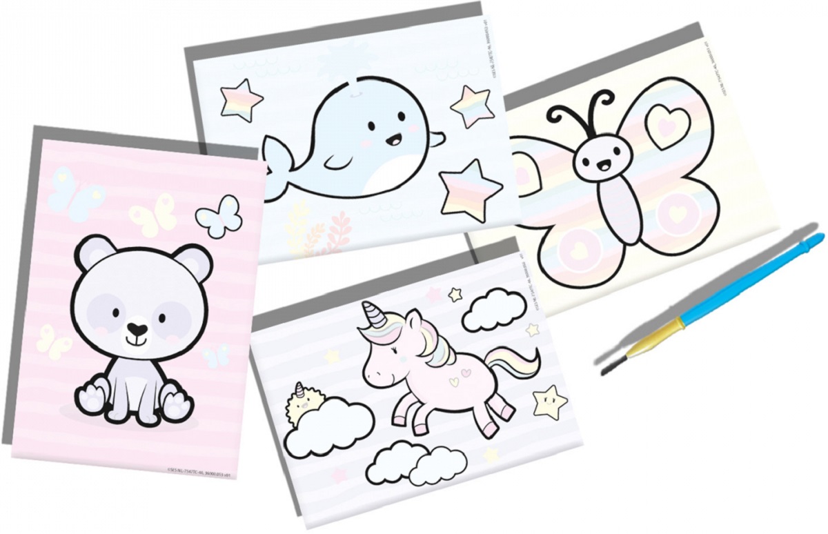 Imaginea produsului 'Set creativ: Colorează cu apă. Animale fantasy'