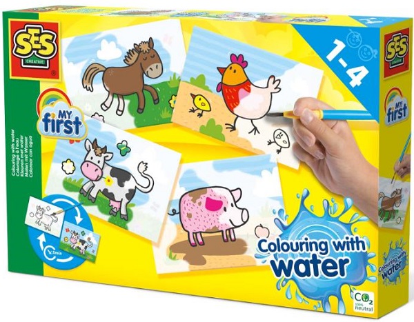 Imaginea produsului 'Set de pictat: Colorează cu apă. Ferma'