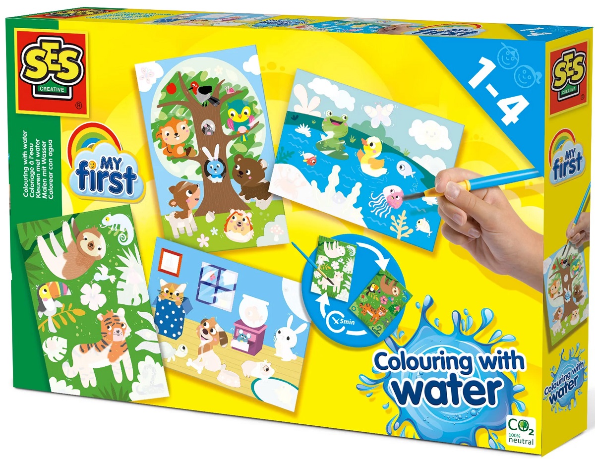 Imaginea produsului 'Set creativ: Colorează cu apă. Animale ascunse'