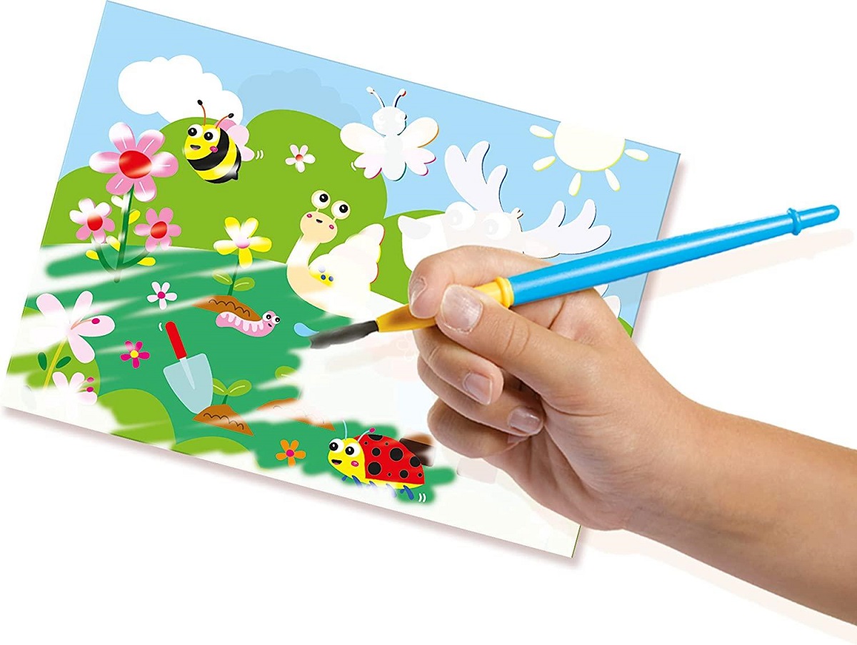 Imaginea produsului 'Set creativ: Colorează cu apă animale ascunse. Set mare'