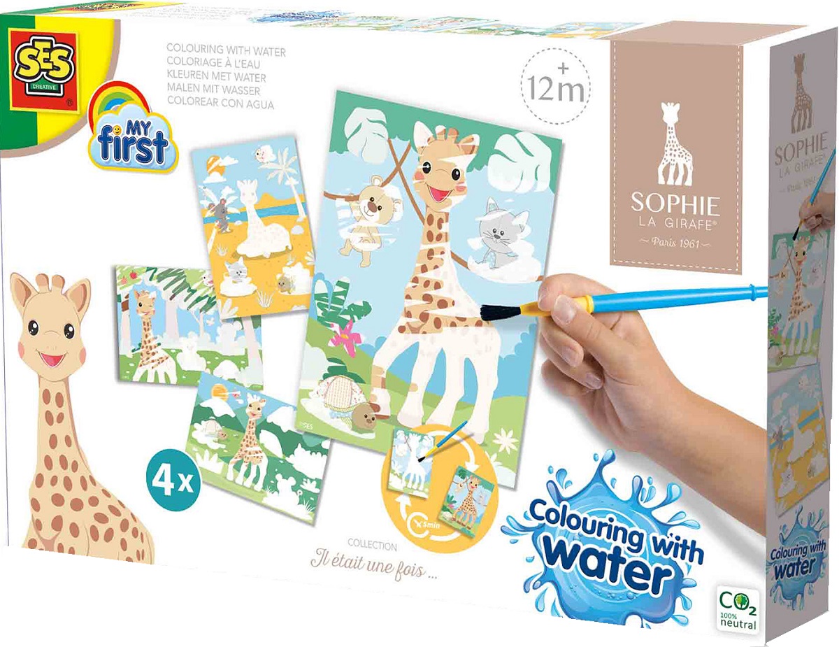 Imaginea produsului 'Pictează cu apă. Girafa Sophie'