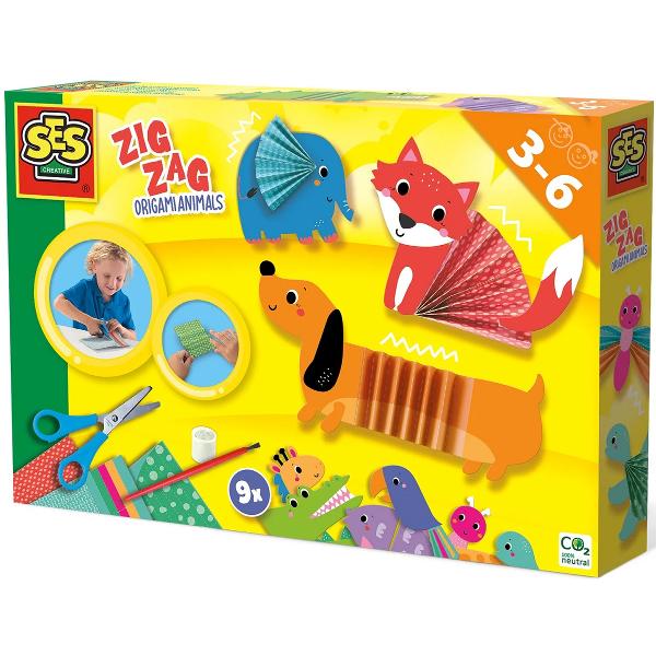 Set creativ: Origami animale Zig Zag
