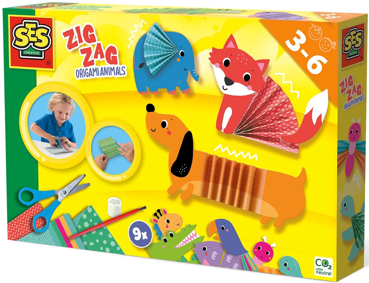 Imaginea produsului 'Set creativ: Origami animale Zig Zag'