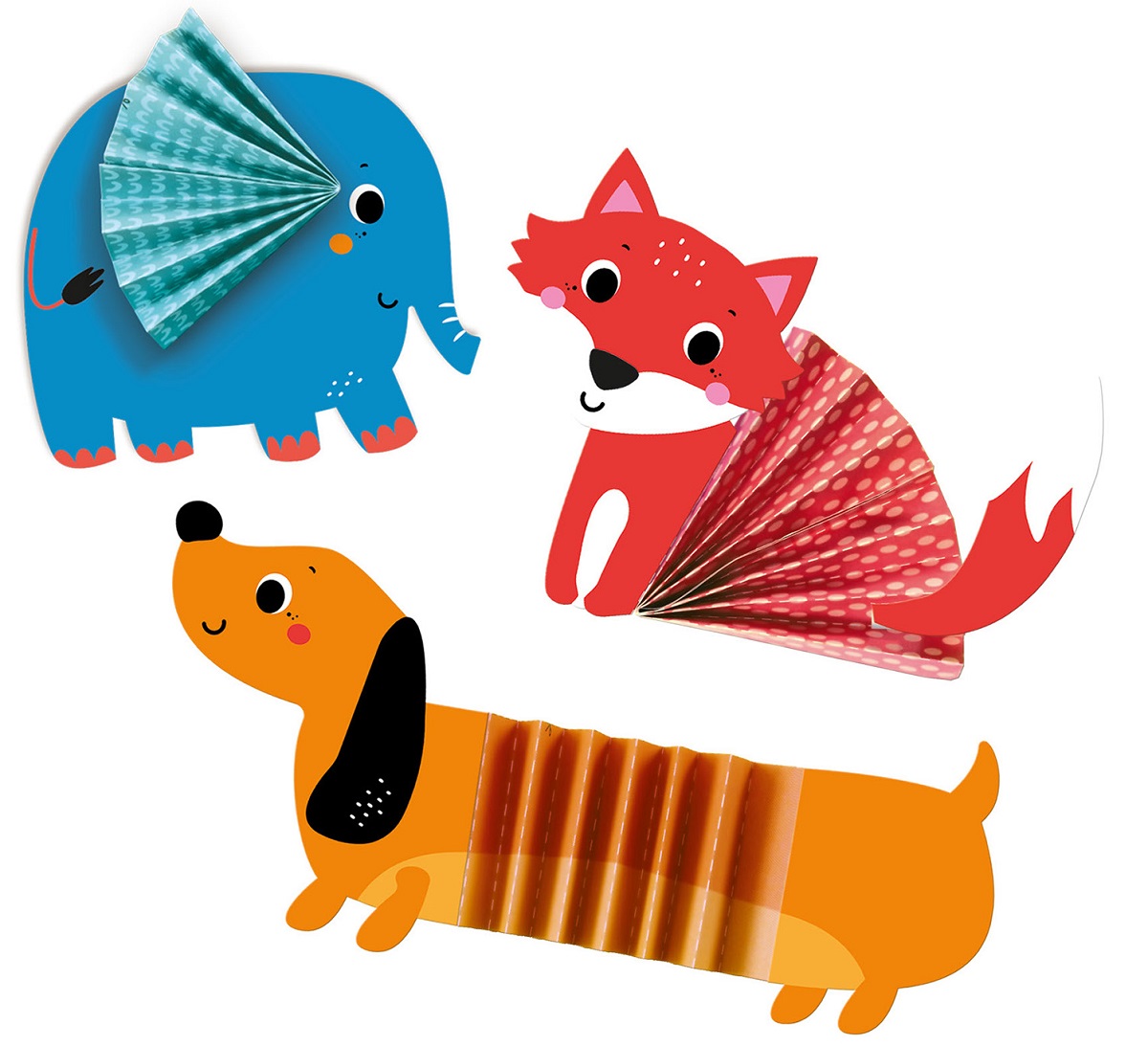 Imaginea produsului 'Set creativ: Origami animale Zig Zag'