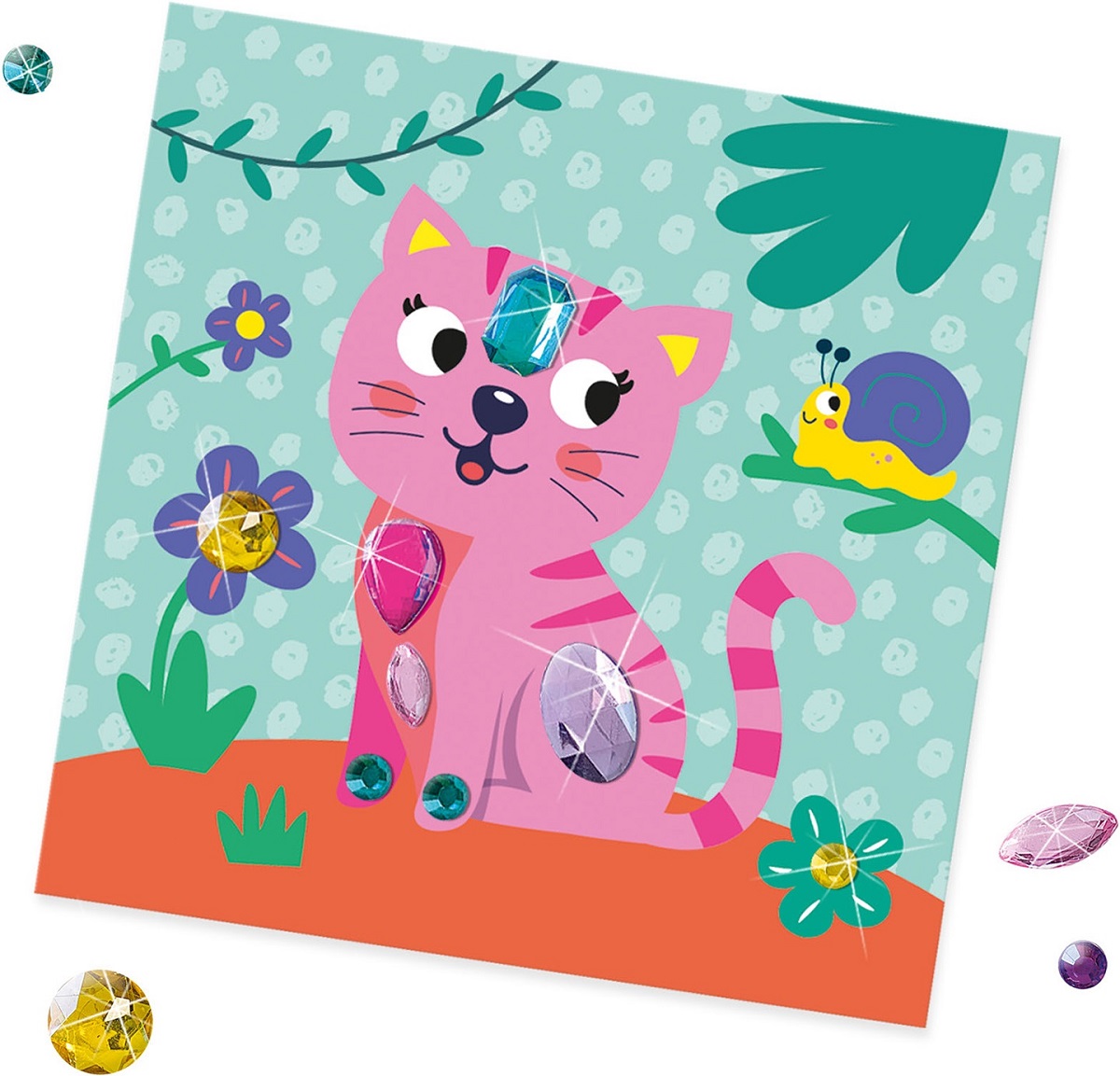 Imaginea produsului 'Set creativ: Pictură cu diamante autocolante mari'
