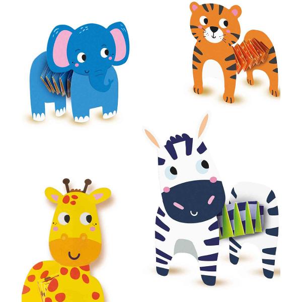 Set creativ. Animale din benzi de hartie