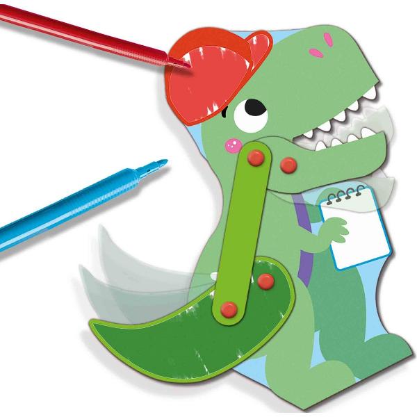 Set creativ: Tanarul inginer, dinozauri