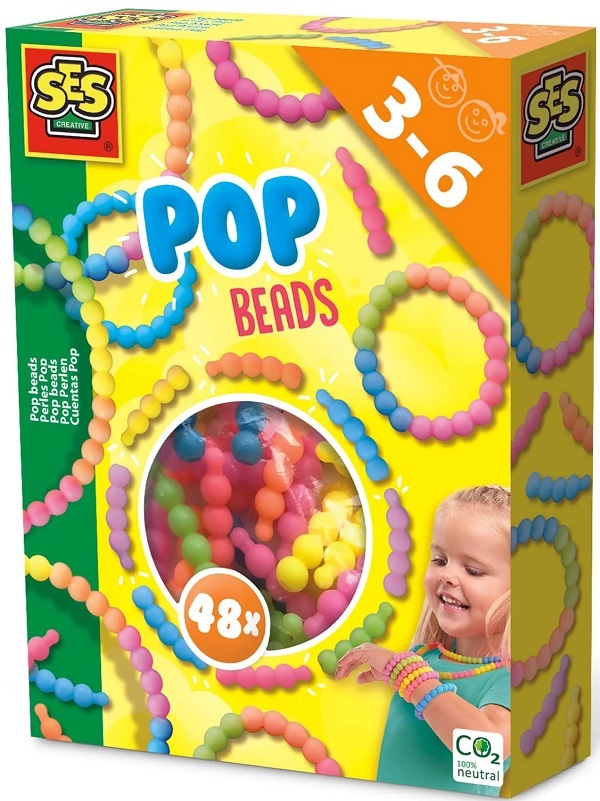 Imaginea produsului 'Set creativ: Bijuterii cu mărgele pop'