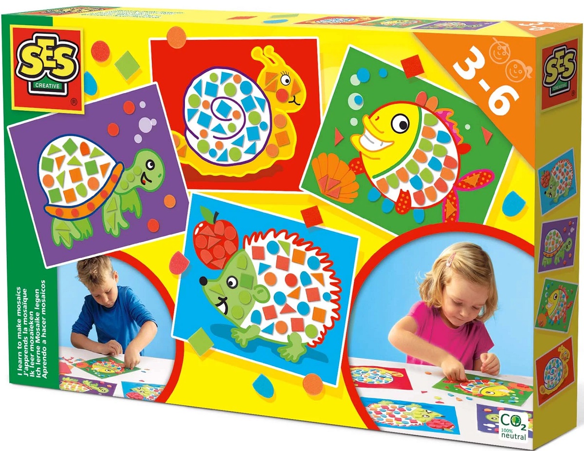 Imaginea produsului 'Set creativ: Învăț să creez tablouri cu mozaic'