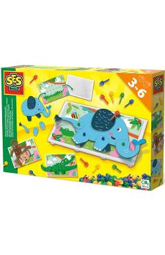 Imaginea produsului 'Set creativ mozaic: Puzzle cu animale'