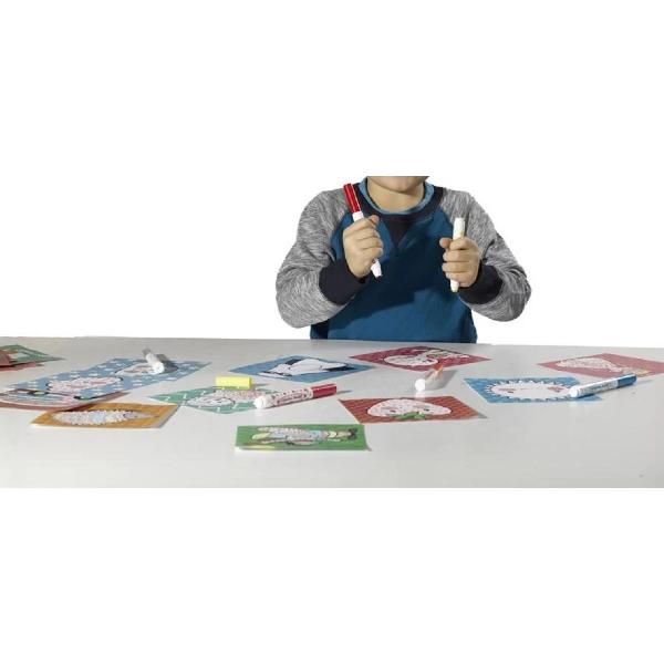 Set creativ. Stampilam cu markere