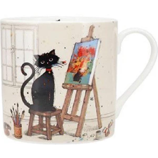Set ceasca cu coaster. Chat Peintre