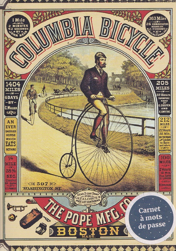 Imaginea produsului 'Carnet pentru parole. Bicycle'