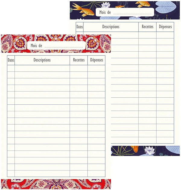Imaginea produsului 'Carnet. Mes comptes'