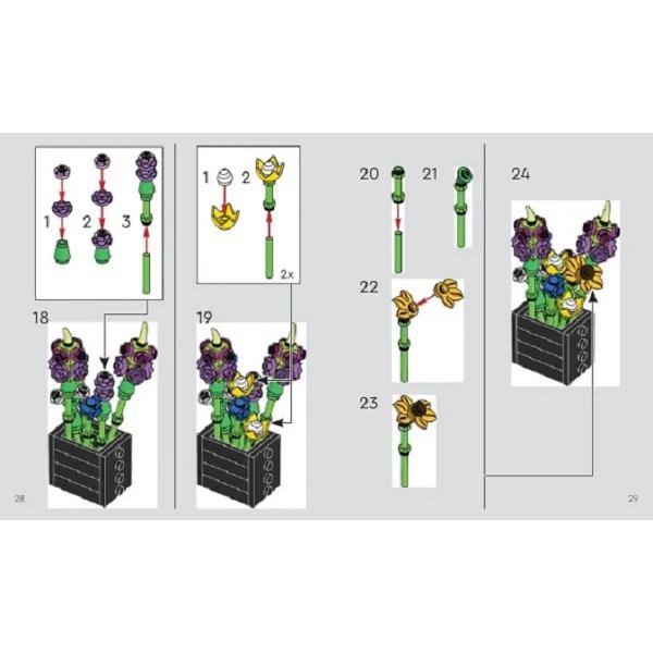Lego Botanicals. Buchet de flori salbatice