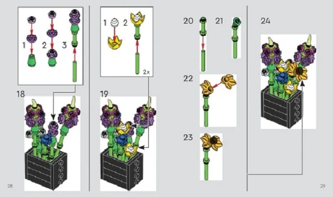 Imaginea produsului 'Lego Botanicals. Buchet de flori sălbatice'