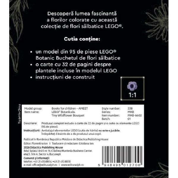 Lego Botanicals. Buchet de flori salbatice