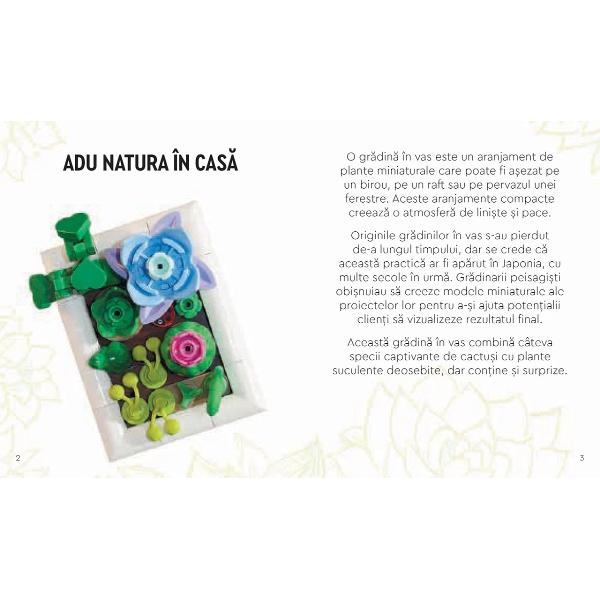 Lego Botanicals. Gradina cu plante desertice