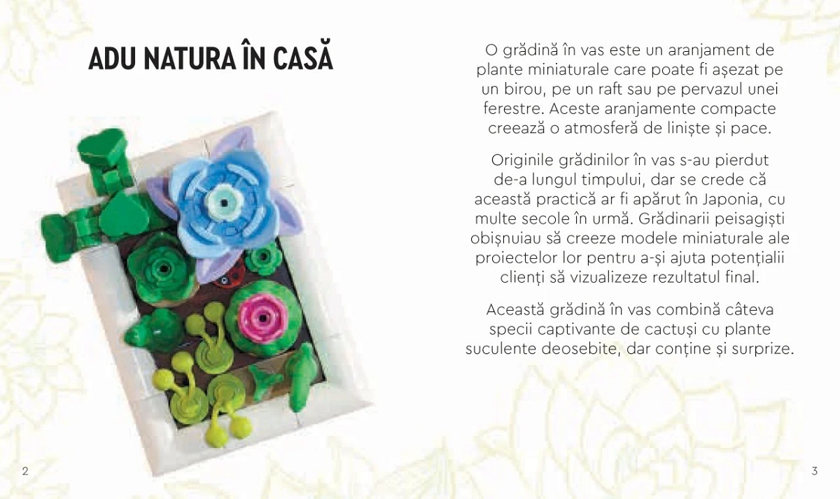 Imaginea produsului 'Lego Botanicals. Gradina cu plante deșertice'
