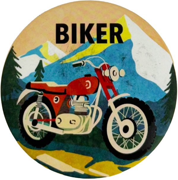 Imaginea produsului 'Magnet: Cake and Crayons. Biker'