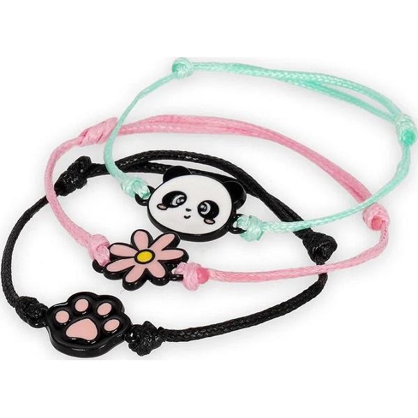 Set 3 brățări: Panda