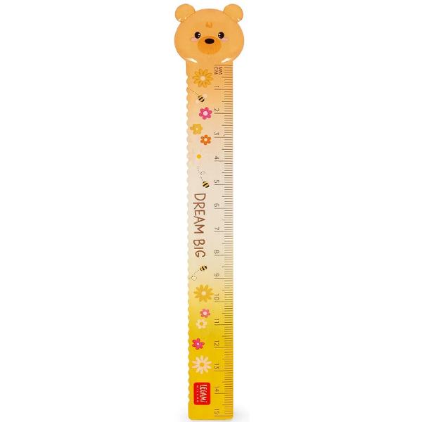 Rigla 15 cm. Teddy Bear