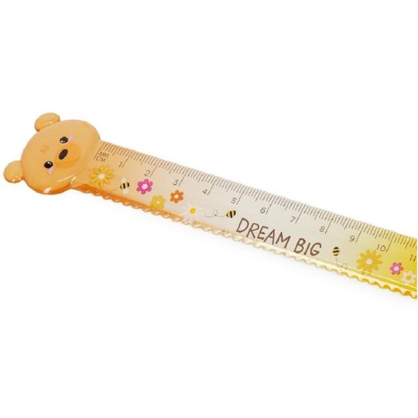 Rigla 15 cm. Teddy Bear