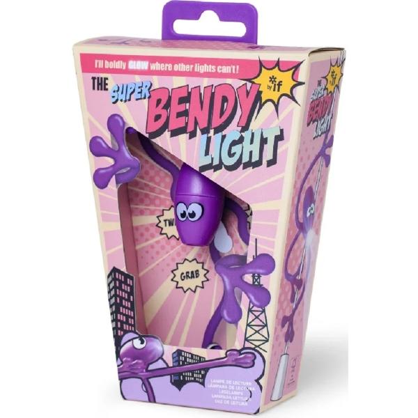 Lampa de citit: Super Bendy. Violet