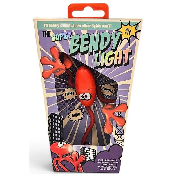 Lampa de citit: Super Bendy. Rosu