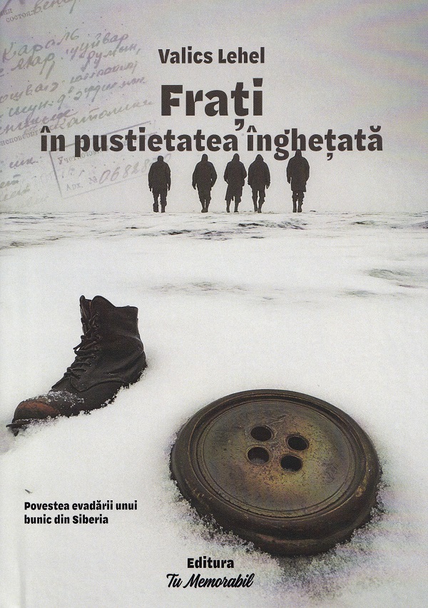 Coperta cărții 'Frați în pustietatea înghețată - Valics Lehel'