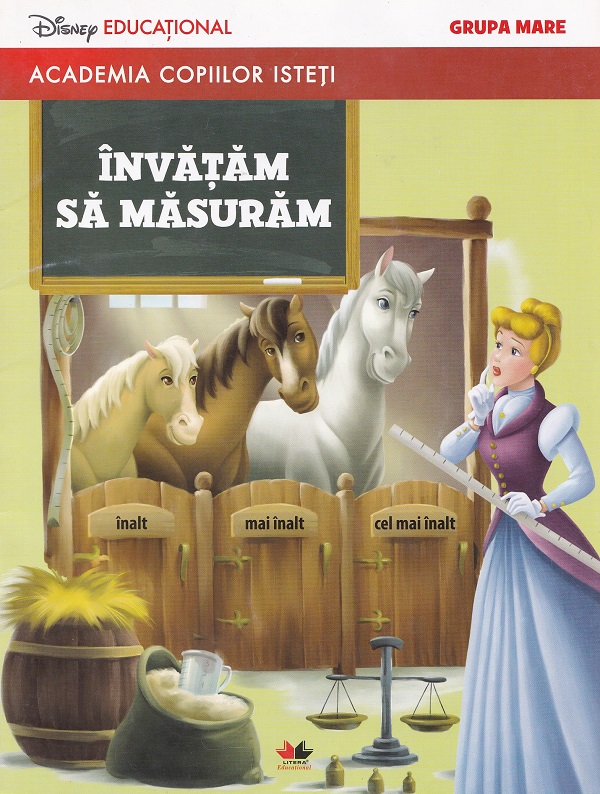 Coperta cărții 'Învățăm să măsurăm. Grupa mare'