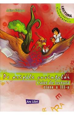 Coperta cărții 'Pe aripile cuvintelor - Clasa 3 - Caiet de lectură Ed.2026 - Adina Grigore'