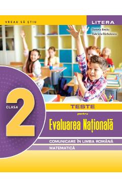 Coperta cărții 'Comunicare în limba română. Matematică - Clasa 2 - Teste pentru Evaluarea Națională - Daniela Beșliu, Gabriela'